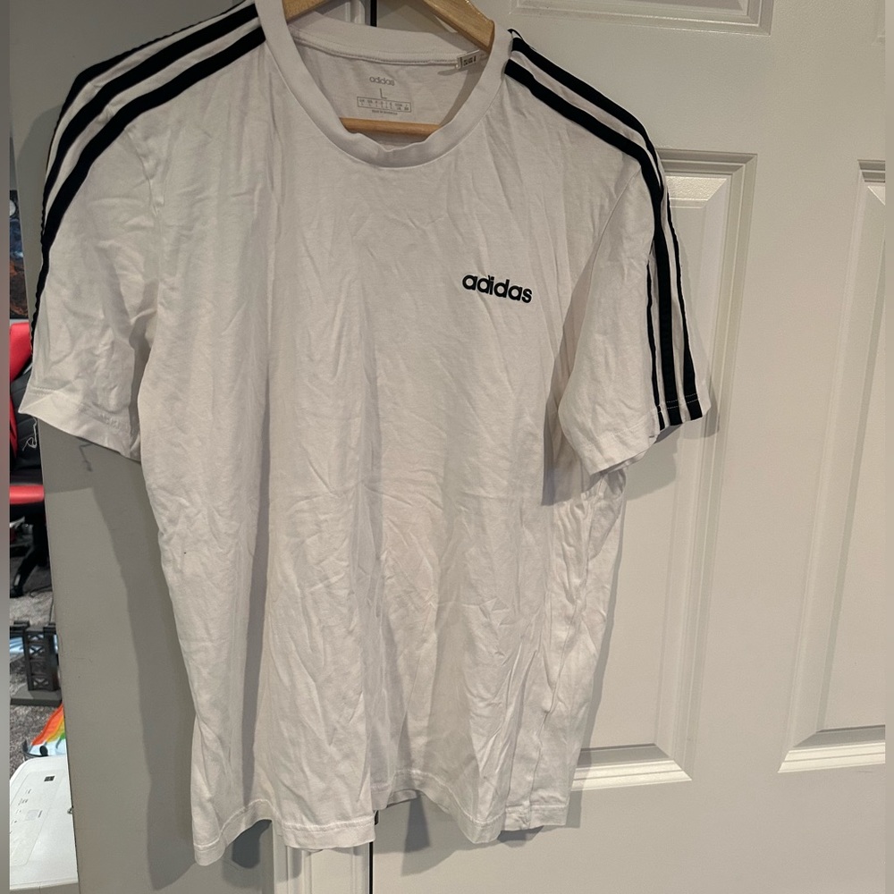 Adidas white tshirt